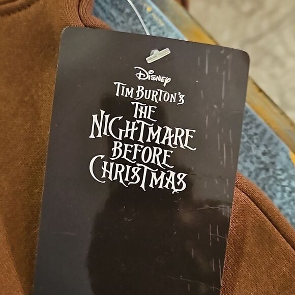 NWT Disney's Nightmare Before Christmas brown Sweatshirt size Small - Picture 9 of 12